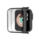 Full Coverage Electroplating TPU Smart Watch Protective Case for Xiaomi Mi Watch Lite/Redmi Watch - Black - 1