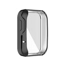 Full Coverage Electroplating TPU Smart Watch Protective Case for Xiaomi Mi Watch Lite/Redmi Watch - Black - 2