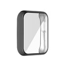 Full Coverage Electroplating TPU Smart Watch Protective Case for Xiaomi Mi Watch Lite/Redmi Watch - Black - 5