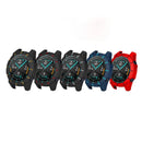 Sports Style Dual Color TPU Protective Watch Case Cover for Huawei Watch GT 2 46mm - Black/Red - 5