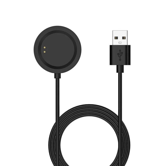 1m USB Charger Smart Watch Charging Cable Dock Cradle for OnePlus Watch - Black - 1