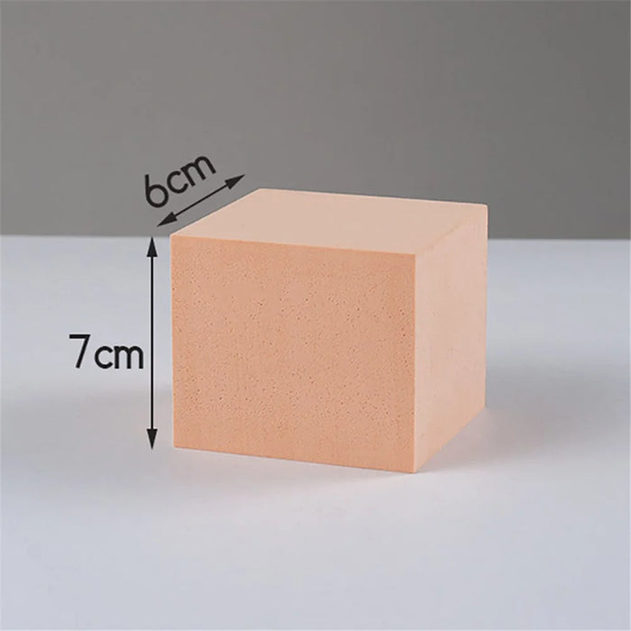7*7*6cm Geometric Shape Photography Prop Shooting Background Cuboid Ornament - Nude - 2