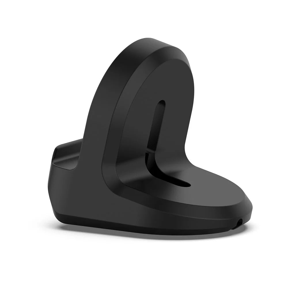 Smart Watch Silicone Holder Charging Stand Base for Samsung Galaxy Watch4 40mm/44mm / Samsung Galaxy Watch4 Classic 42mm/46mm - Black - 3