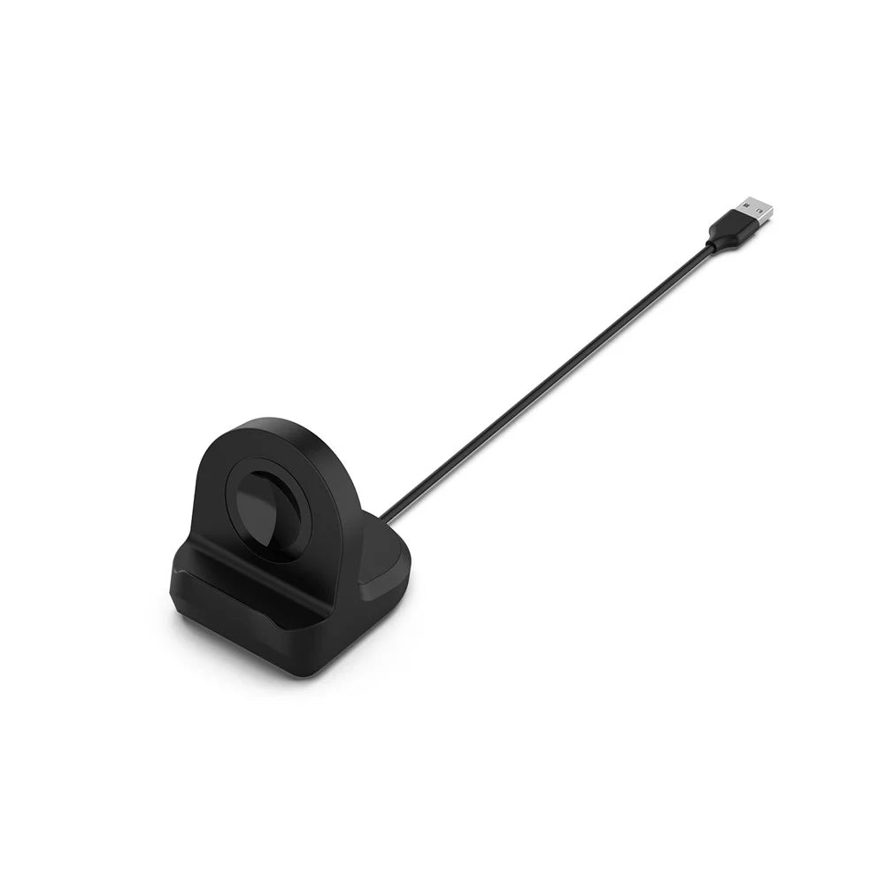 Smart Watch Silicone Holder Charging Stand Base for Samsung Galaxy Watch4 40mm/44mm / Samsung Galaxy Watch4 Classic 42mm/46mm - Black - 6