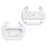 DOBE TNS-852B 1Pair Steering Wheel Controller Comfort Racing Wheel Grip for Nintendo Switch OLED Controller - White - 1