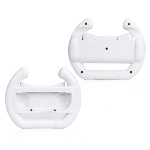 DOBE TNS-852B 1Pair Steering Wheel Controller Comfort Racing Wheel Grip for Nintendo Switch OLED Controller - White - 1