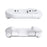 DOBE TNS-852B 1Pair Steering Wheel Controller Comfort Racing Wheel Grip for Nintendo Switch OLED Controller - White - 2