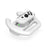 DOBE TNS-852B 1Pair Steering Wheel Controller Comfort Racing Wheel Grip for Nintendo Switch OLED Controller - White - 5