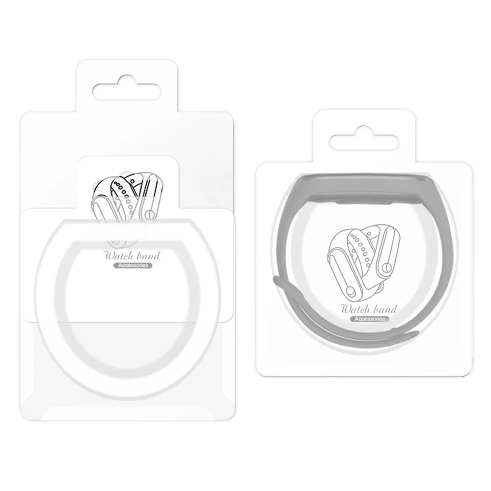 10Pcs Smart Watch Band Storage Case Packaging Box Display Container for Xiaomi Mi Band 2/3/4/5/6 - 1