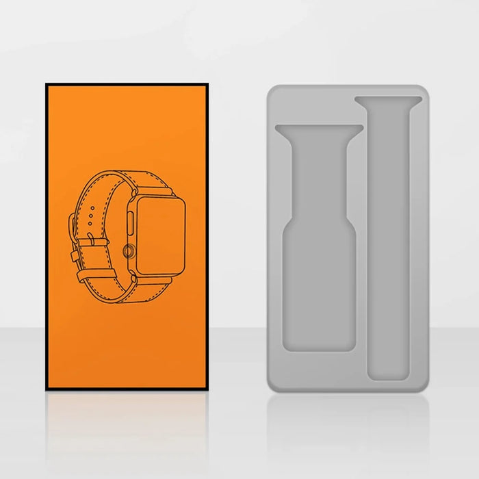 10Pcs / Set for Apple Watch Band Packaging Universal Genuine Leather Watch Strap Paper Pack Box - Orange - 5