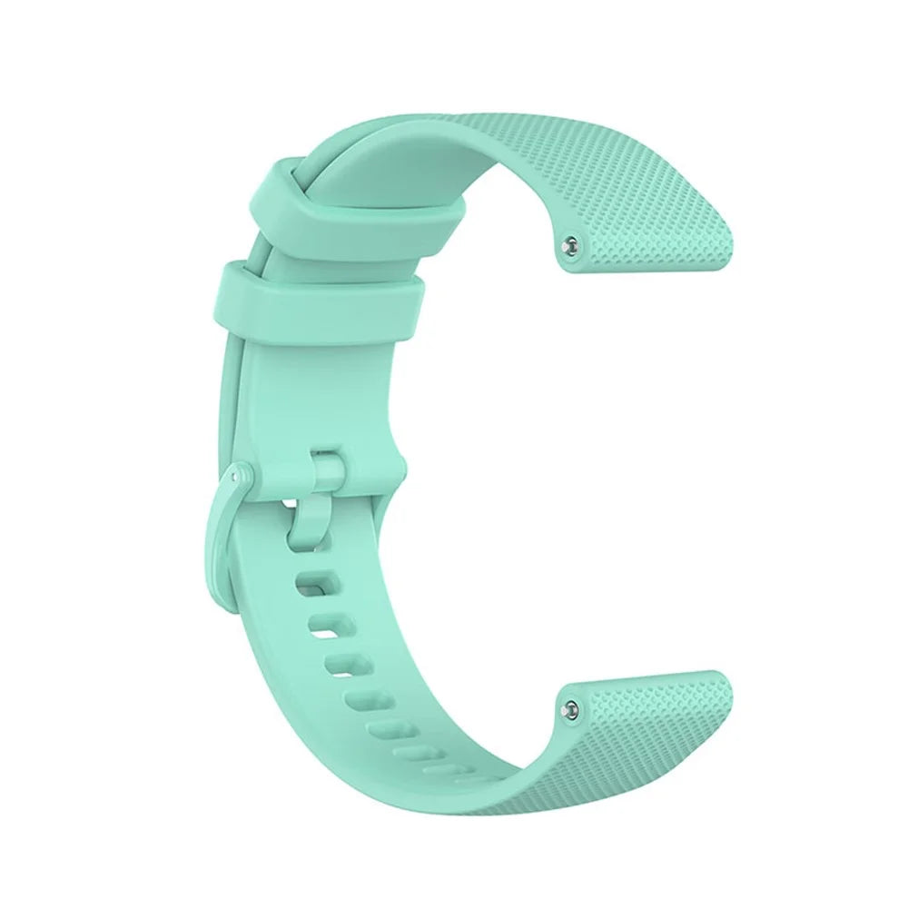 22mm Silicone Watch Band Replacement Strap for Huawei Watch 4 Pro / Watch 2 Pro / Watch GT Runner / GT 3 46mm / Watch GT 3 SE / Honor Watch GS 3i - Teal - 4
