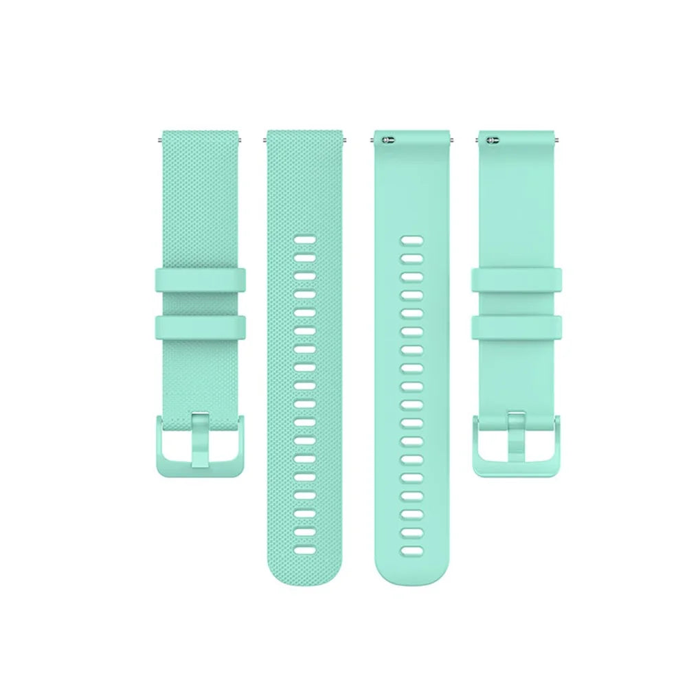 22mm Silicone Watch Band Replacement Strap for Huawei Watch 4 Pro / Watch 2 Pro / Watch GT Runner / GT 3 46mm / Watch GT 3 SE / Honor Watch GS 3i - Teal - 5