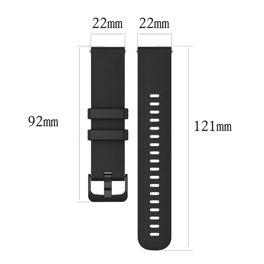 22mm Silicone Watch Band Replacement Strap for Huawei Watch 4 Pro / Watch 2 Pro / Watch GT Runner / GT 3 46mm / Watch GT 3 SE / Honor Watch GS 3i - Teal - 6