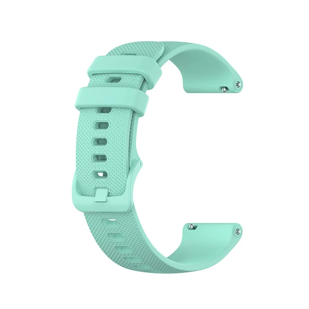 Silicone Watch Band 20mm Watch Strap for Huawei Watch GT 2 42mm / GT 3 42mm / Watch 3 Pro New / Watch 3 Pro / GTR Mini (A2174) - Teal - 3