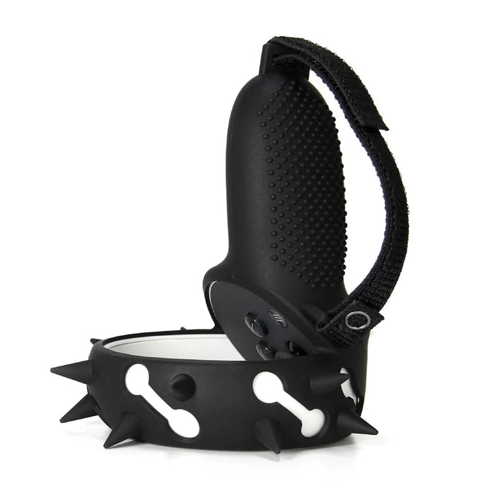 1 Pair Silicone Anti-slip Anti-drop Protective Grip Cover VR Controller Handle Sleeve Case for Oculus Quest 2 - Black - 2