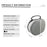Shockproof VR Headset Carry Case Portable Virtual Reality Goggles EVA Hard Case Rainproof Protective Box with Handle for Oculus Quest 2 - Grey - 7