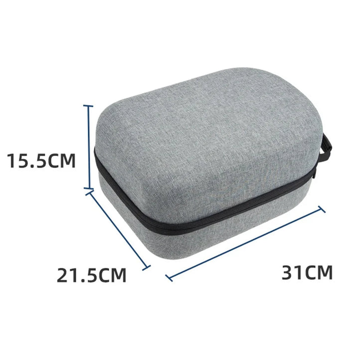 For Oculus Quest 2 VR Glasses Hard Shell Shockproof Storage Bag Carrying Case - Grey - 7