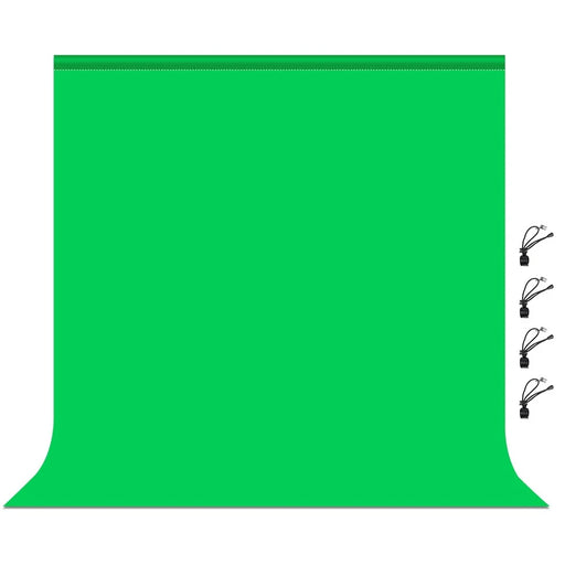 PULUZ PU5207 2x2m for Photo Studio Green Screen Chroma Key Photography Backdrop 120g Thicken Background - Green - 1