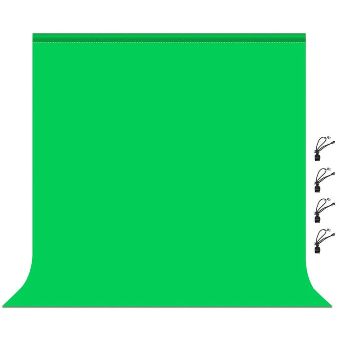 PULUZ PU5207 2x2m for Photo Studio Green Screen Chroma Key Photography Backdrop 120g Thicken Background - Green - 1