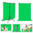 PULUZ PU5204G 1x2m 120g Thicken Background with T-shape Stand and 3 Clamps for Photo Studio Green Screen Chroma Key Photography Backdrop - 2