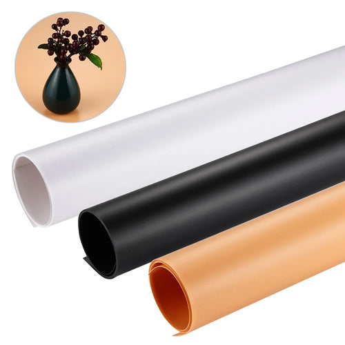 PULUZ PKT5200 120x60cm 3 Colors Anti-wrinkle PVC Backdrops Photography Props Background for Studio Light Tent Box - 1