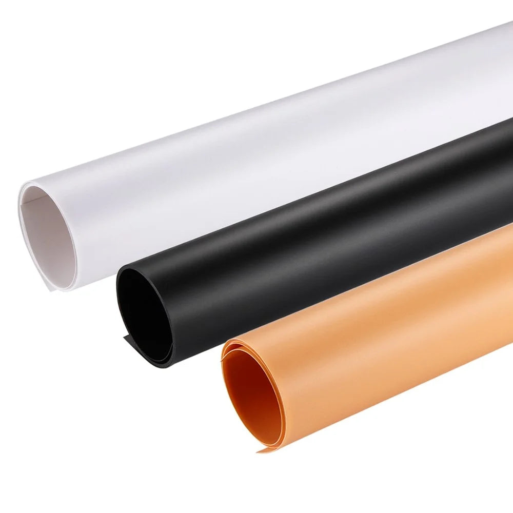 PULUZ PKT5200 120x60cm 3 Colors Anti-wrinkle PVC Backdrops Photography Props Background for Studio Light Tent Box - 2
