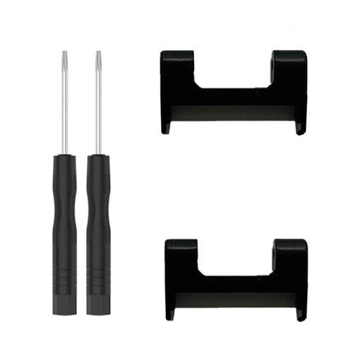 1 Pair Watch Band Adapter for Huami Amazfit T-Rex Pro / T-Rex 22mm Stainless Steel Watch Connector Screwdriver Accessories - Black - 1