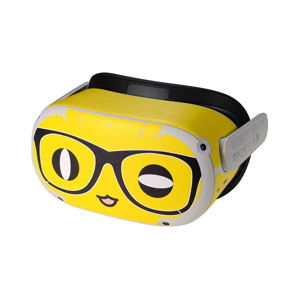 QISYKER For Oculus Quest 2 VR Glasses Cartoon PVC Protective Decals Decoration Sticker - Q2A003 - 2