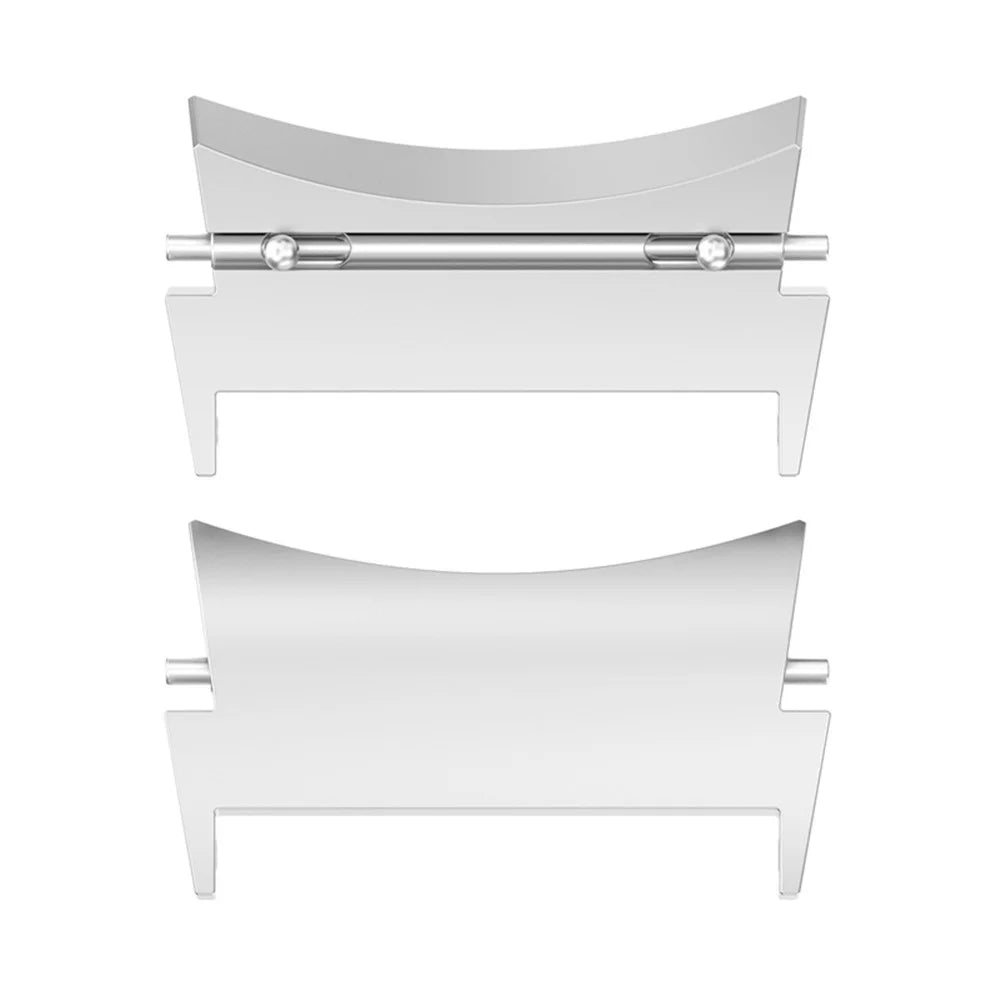 For Samsung Galaxy Watch6 40mm 44mm / Watch6 Classic 43mm 47mm / Watch 5 40mm / 44mm / 5 Pro 45mm 1 Pair Watch Connector Metal Adapter and Spring Bar Pin - Silver - 2