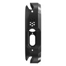 For Apple Watch Ultra 3 / Ultra 2 / Ultra 49mm Carbon Fiber Texture TPU Watch Case Cushion Reinforced Corners Shockproof Protective Bumper Frame Cover - Black - 3