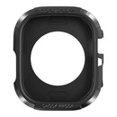 For Apple Watch Ultra 3 / Ultra 2 / Ultra 49mm Carbon Fiber Texture TPU Watch Case Cushion Reinforced Corners Shockproof Protective Bumper Frame Cover - Black - 4