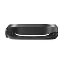 For Apple Watch Ultra 3 / Ultra 2 / Ultra 49mm Carbon Fiber Texture TPU Watch Case Cushion Reinforced Corners Shockproof Protective Bumper Frame Cover - Black - 6