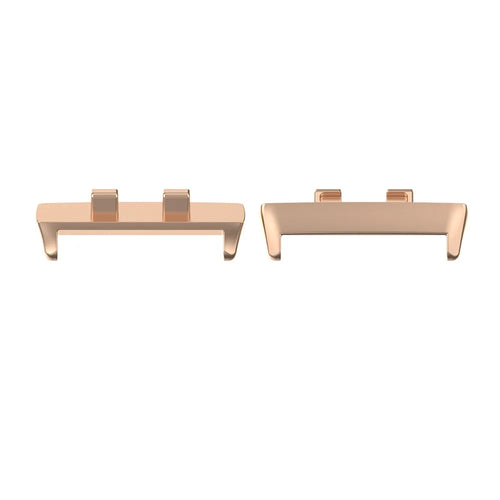 1Pair Watch Band Adapter for Oppo Watch 3, Watch Strap Connector Replaceable Metal Connection Adapter Fits 20mm Strap - Rose Gold - 1