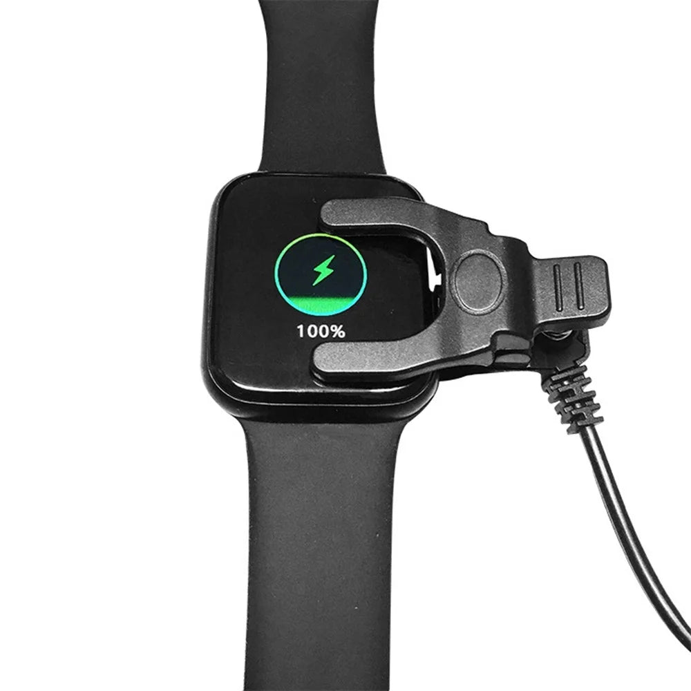 HW22 30cm Universal USB Power Cable Magnetic Charging Cord Smart Watch Clip Charger Line - 4