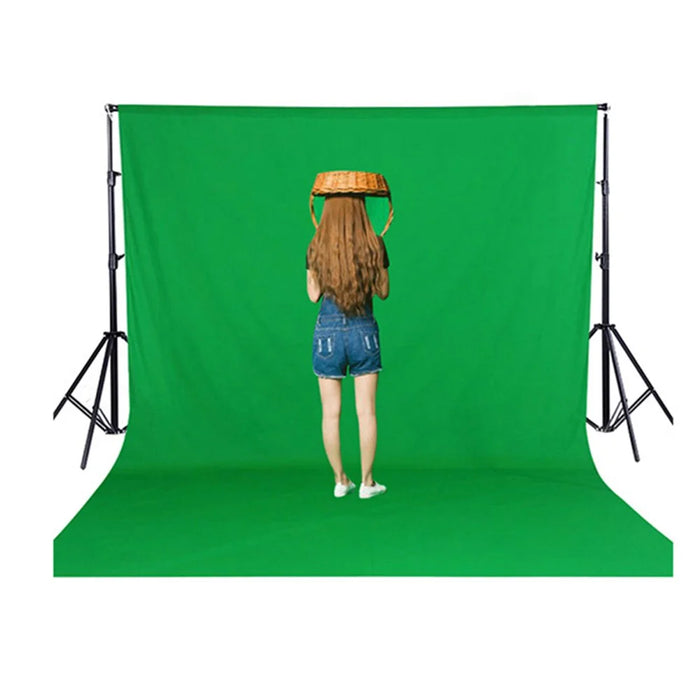 2mx2m Backdrop Photography Photo Backdrop for Video Recording Streaming Gaming - Green - 2