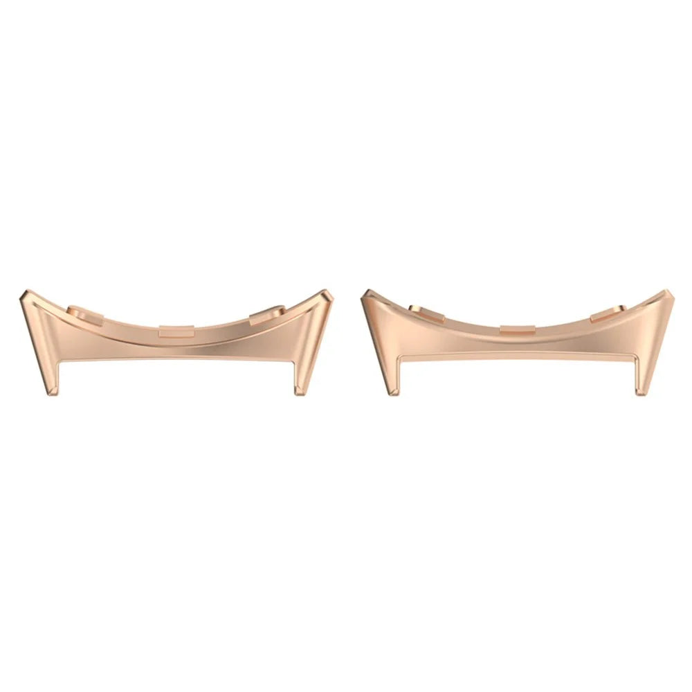1 Pair Watch Band Adapter for Google Pixel Watch3 41mm / Pixel Watch 316 Stainless Steel Strap Connector Fits 20mm Strap - Rose Gold - 3