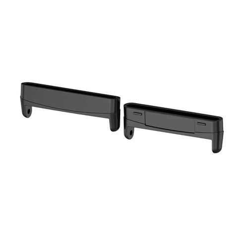 1 Pair Watch Band Adapter for Fitbit Versa 4 / 3 / Fitbit Sense / Sense 2, Watch Strap Metal Connector Replacement - Black - 1