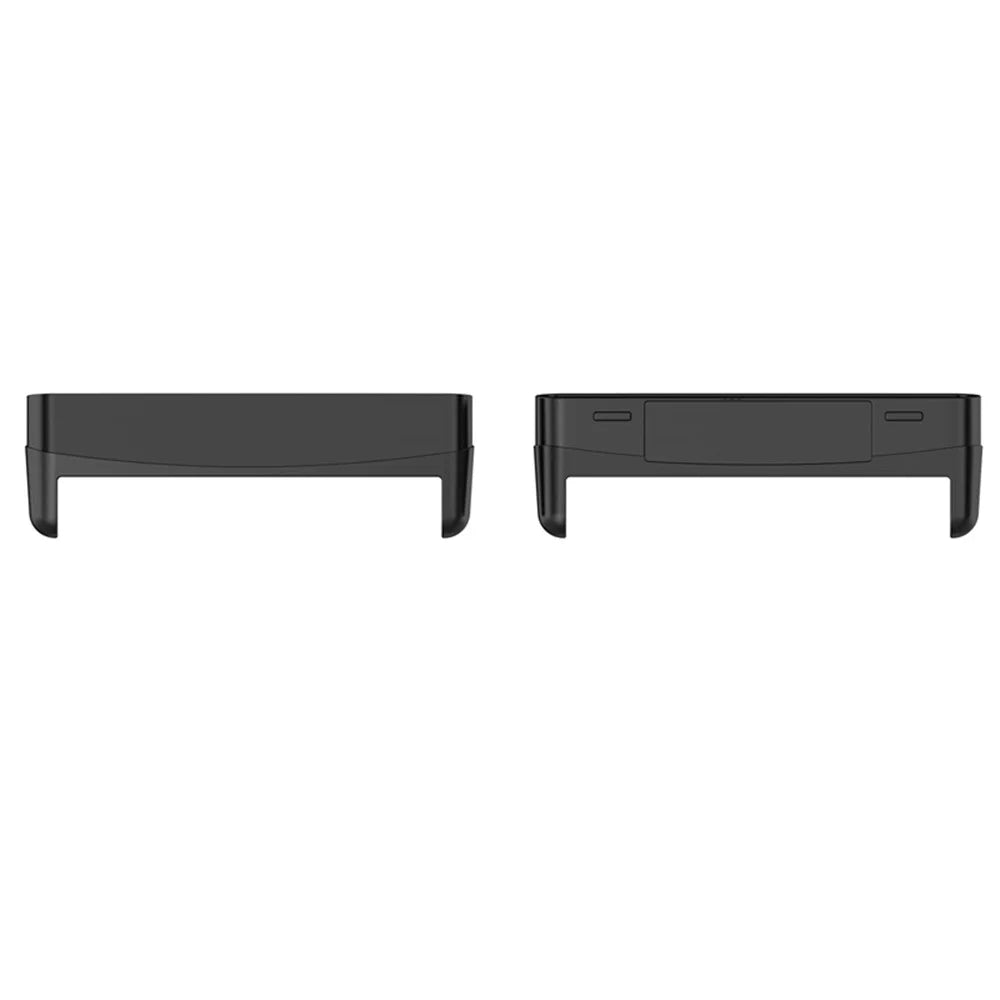 1 Pair Watch Band Adapter for Fitbit Versa 4 / 3 / Fitbit Sense / Sense 2, Watch Strap Metal Connector Replacement - Black - 2