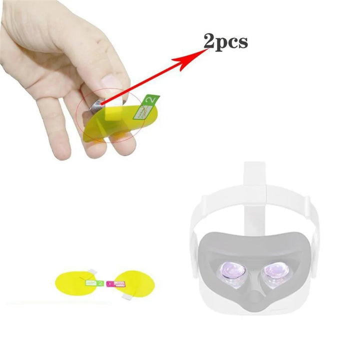 4Pcs Screen Protectors for Oculus Quest 2 VR Headset Anti-Scratch Soft TPU Lens Protector Cover Film - 6