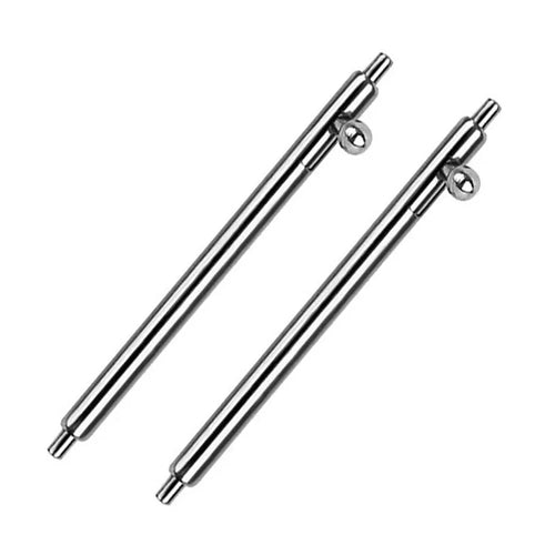1 Pair 23mm Quick Release Spring Bar Watch Band Pin Lug Link with Push Button - 1