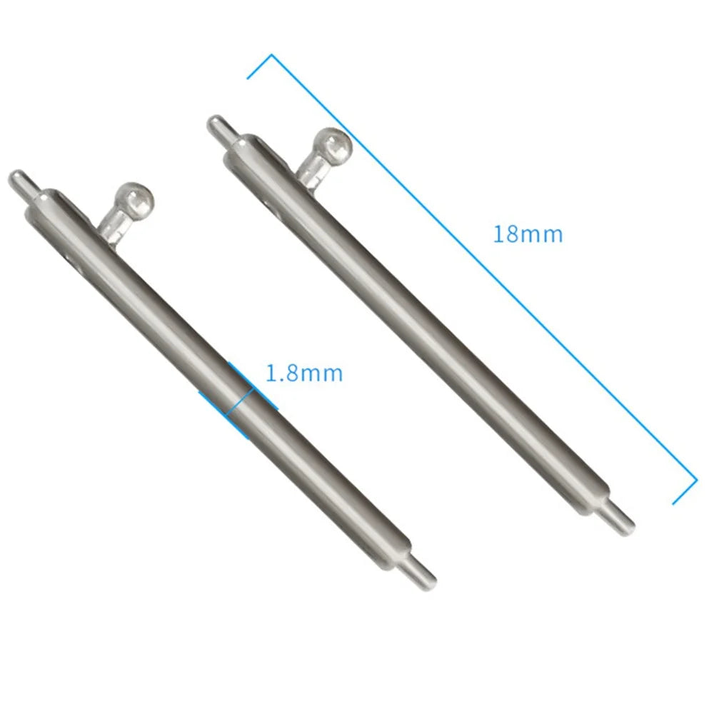 1 Pair 18mm Spring Bar Metal Watch Band Pins Watch Repair Kit - 7
