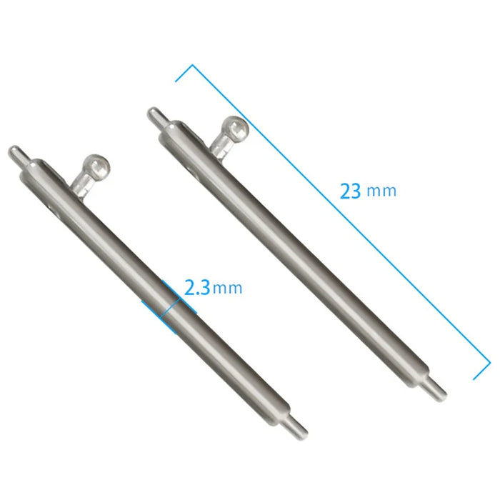 2Pcs For Fitbit Blaze 23mm Metal Quick Release Watch Strap Spring Bar Watch Band Pins - 7