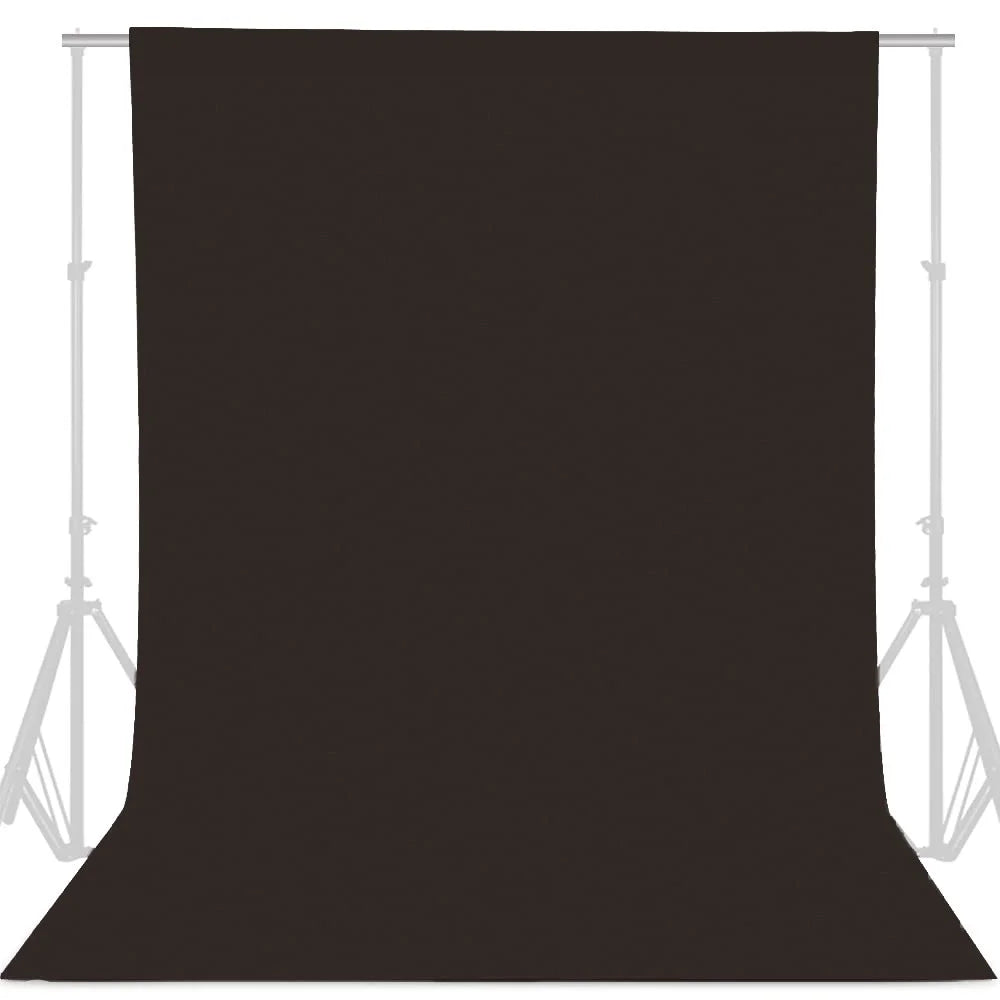 3x3m Photography Backdrops Photo Studio Backdrop Green Screen Chromakey Photo Shoot Background - Dark Coffee - 1