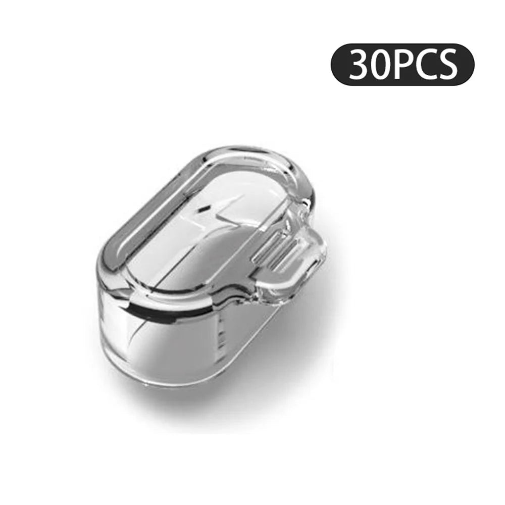 30Pcs For Garmin Forerunner 955 / 255 / 255S / Vivosmart 5 Charging Port Anti-dust Plugs Clear Silicone Protector - Transparent - 1