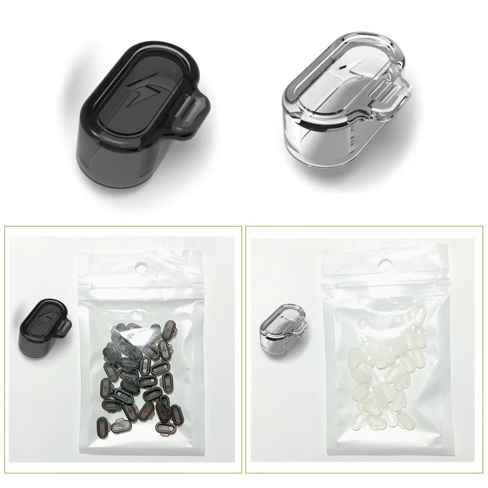30Pcs For Garmin Forerunner 955 / 255 / 255S / Vivosmart 5 Charging Port Anti-dust Plugs Clear Silicone Protector - Transparent - 5