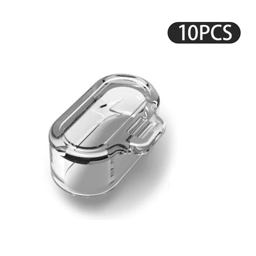 10Pcs For Garmin Forerunner 955 / 255 / 255S / Vivosmart 5 Dust-proof Silicone Plug Watch Charging Port Clear Cover - Transparent - 1