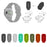 For Coros Pace Pro / Pace 2 / Apex 42mm /  Apex 2 / Vertix / Vertix 2 / Huami Amazfit Falcon Silicone Anti-Dust Plug - Black - 6