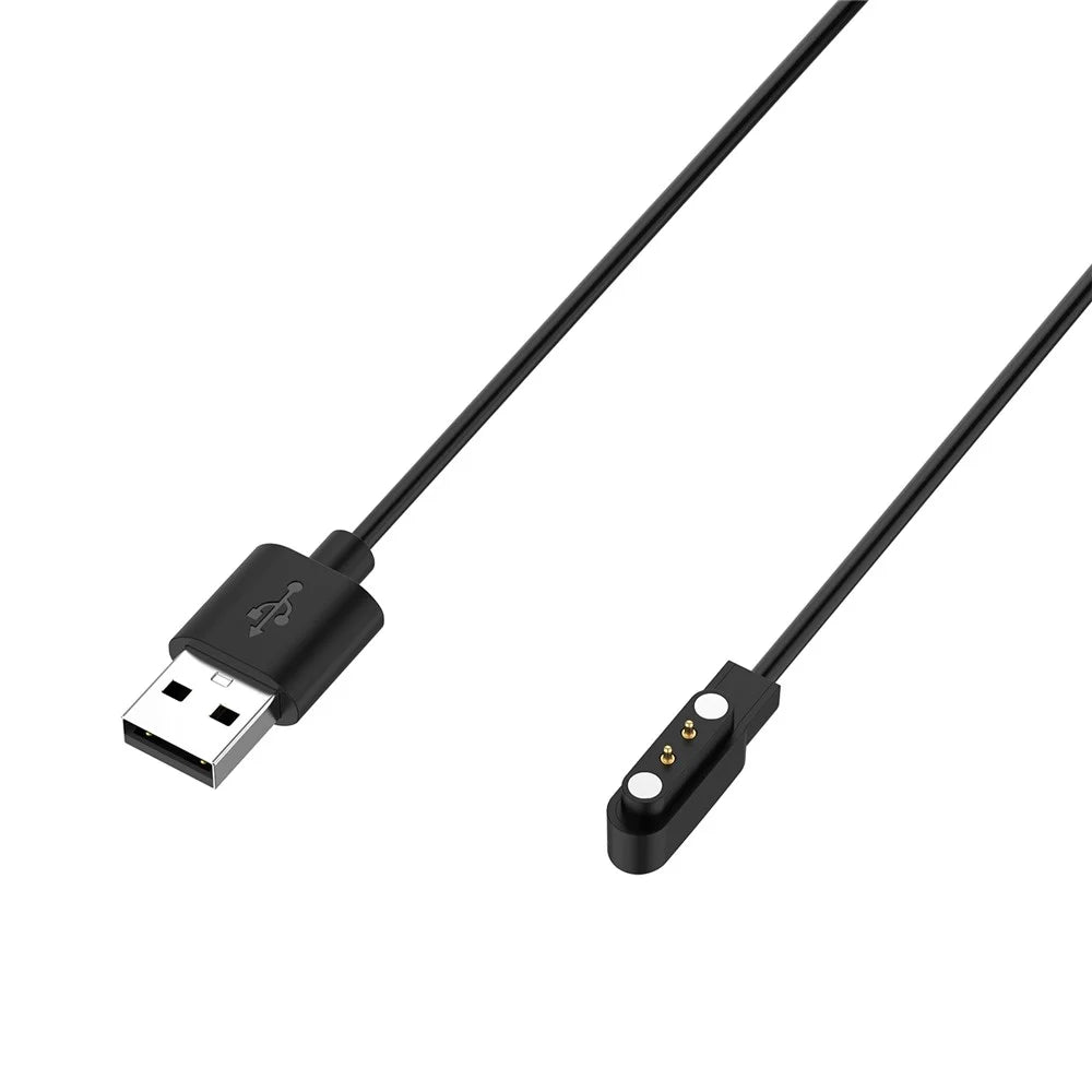 For OnePlus Nord Smart Watch Plastic Charger 60cm USB Magnetic Adsorption Charging Cable - 6