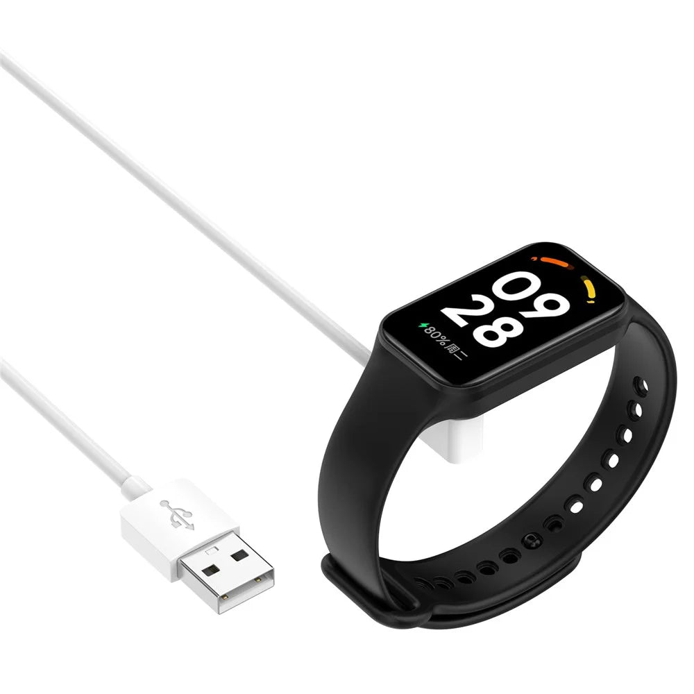 For Xiaomi Smart Band 9 Pro / 9 NFC / 9 / 8 / Redmi Band 2 / Redmi Watch 4 Charging Cable 1m Smart Watch Charging Cord - White - 7