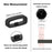Watch Band Strap Loop Universal 20mm Retainer Fastener Ring Silicone Watch Holder - Black - 2